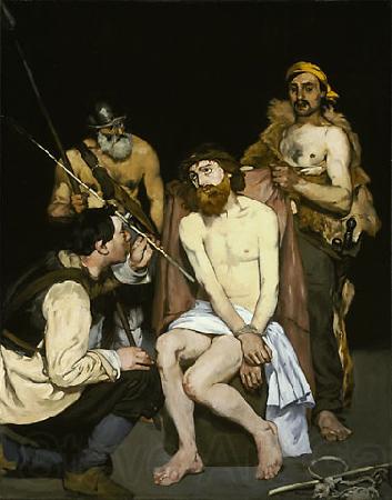 Edouard Manet Die Verspottung Christi Norge oil painting art